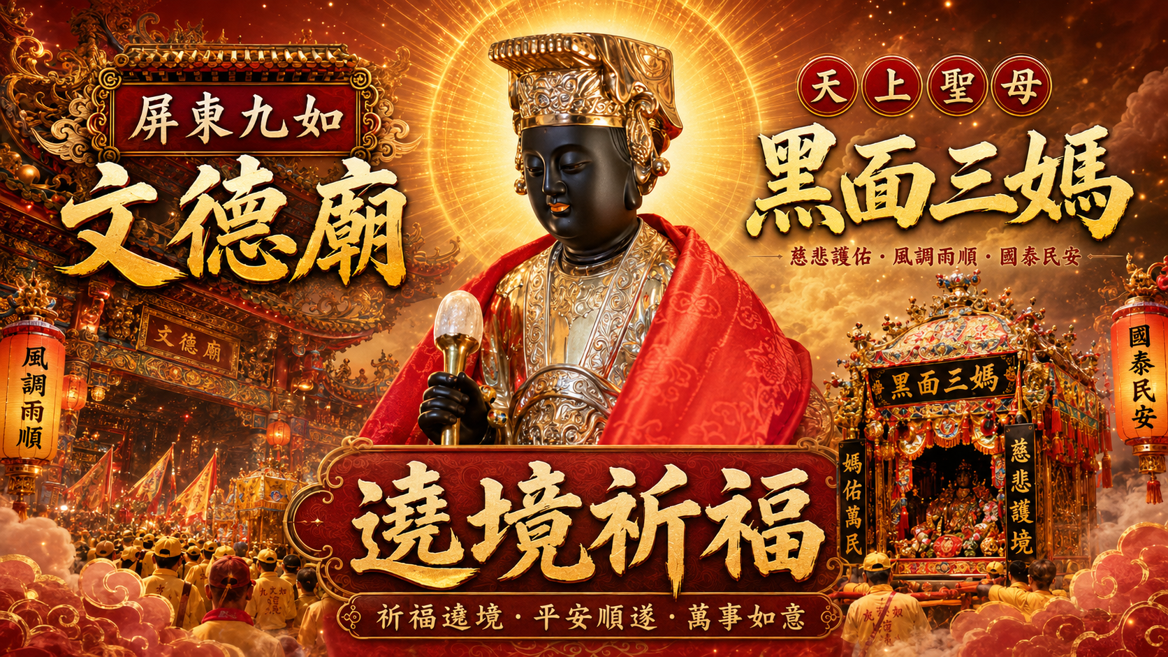 【三媽要熱鬧囉！115年繞境平安祈福】